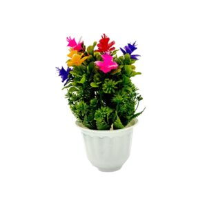 Artificial Plants with Pot Showcase Decoration Plants Flowers | Fake Plant | Artificial Plants for Home Decor Office Gifting Plants Decorative Potted Plants (RV-AP17)