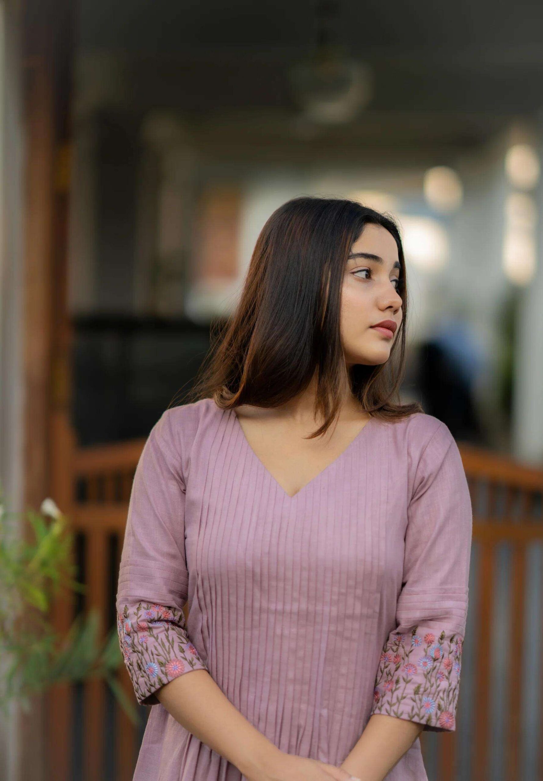 Radiate Elegance ? Women's Chic Embroidered Kurta Pant Set (XXL) - Image 5